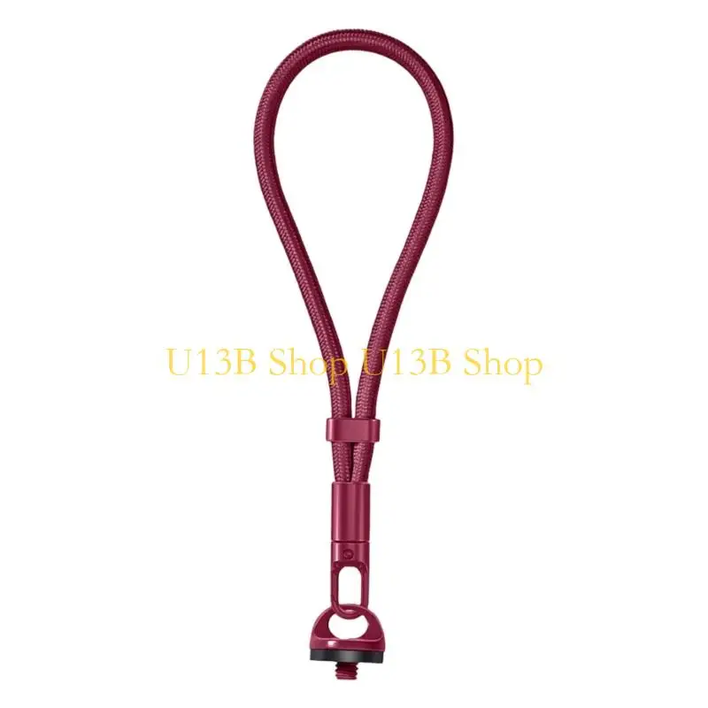 U13B Polyester Wrist Cord Safety Anti Lost Hand Band With 1/4Inch Metal Screw Base Camera Adjustable Wristband for Pocket 4/3