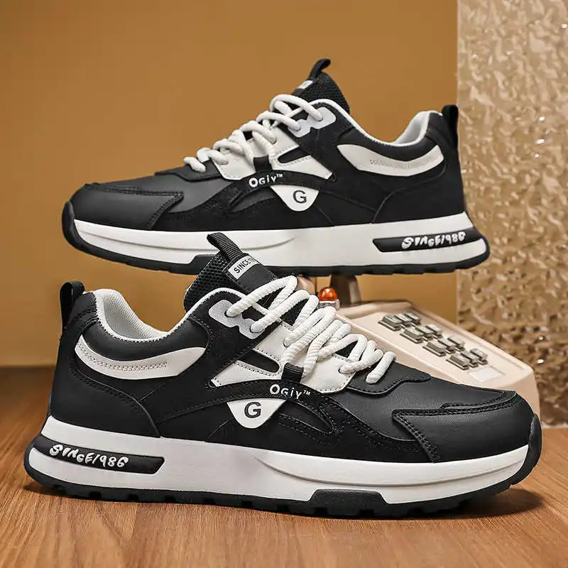 

Мужские высокие кроссовки с нескользящей подошвой, увеличенной высотой, больших размеров, для спорта, стильные, для гонок, распродажа Saoatenis