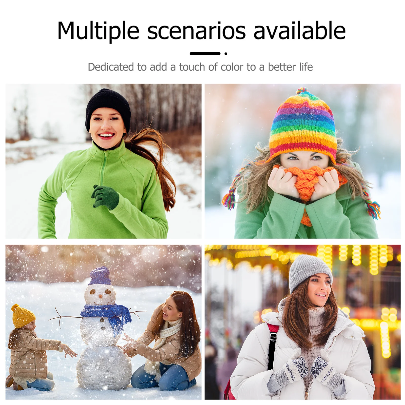 1 زوج دافئ صوف مبطن الغزلان القرن قفازات للنساء عيد الميلاد قرن الوعل نمط نصف اصبع القفاز الشتاء في الهواء الطلق الكرتون #6