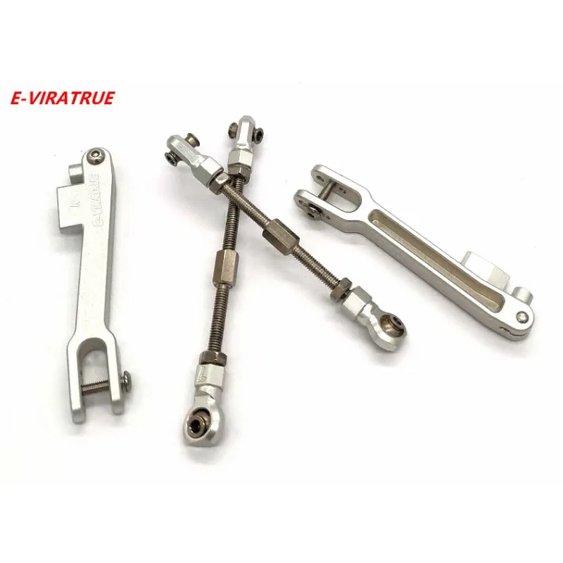 

E-VIRATRUE 7075 Aluminum Rear Sway Bar&Adjustable Link Rods For TRAXXAS Unlimited Desert Racer 1/7