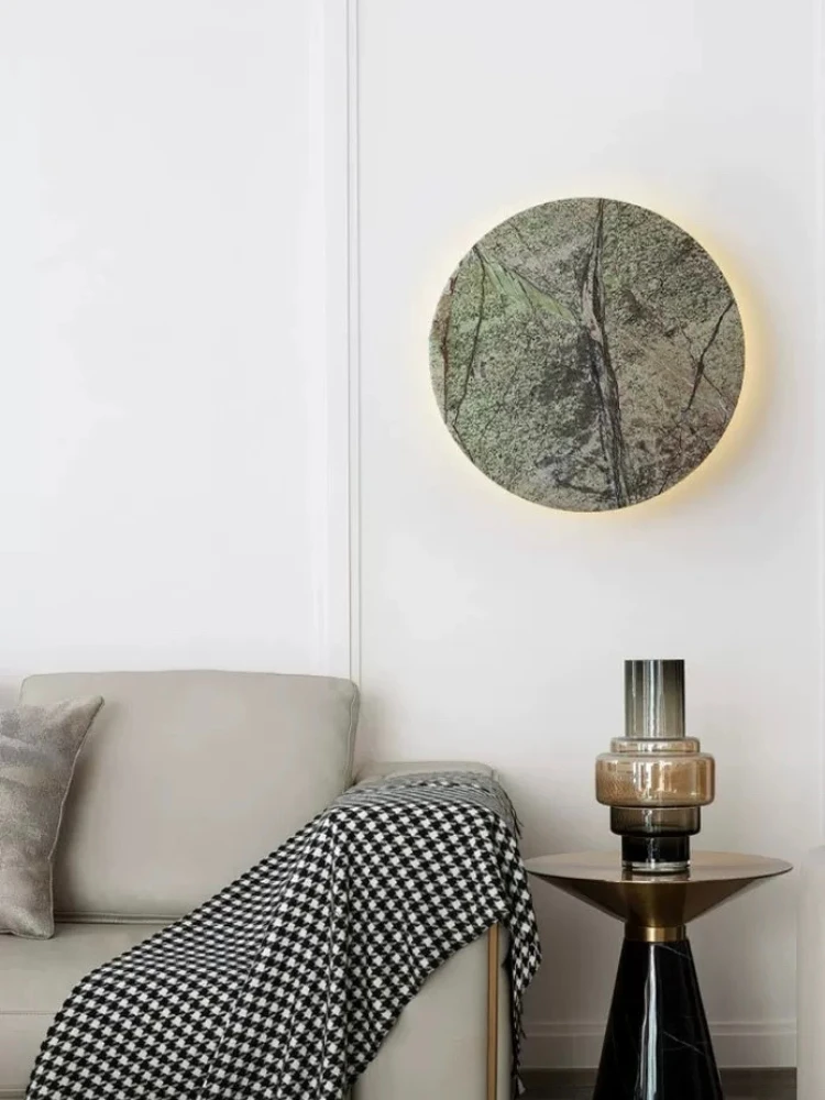 Nordic Creative Wall Lights Bedroom Study Living Room Light Background Round Door Entry Entrance Outdoor Patio Water Proof LED