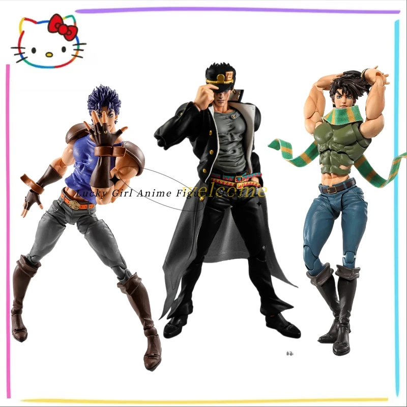 

In Stock Original BANDAI SHFiguarts Bizarre Adventure Phantom Jotaro Kujo Jonathan Joestar Joseph Joestar Movable Figure Model