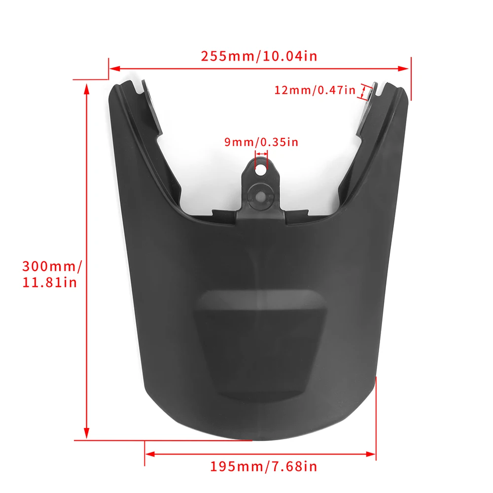 Motorcycle Rear Fender Extension Mudguard Splash Guard Cover Passenger Pillion Seat For Harley Sportster S 1250 RH1250 2021-2022