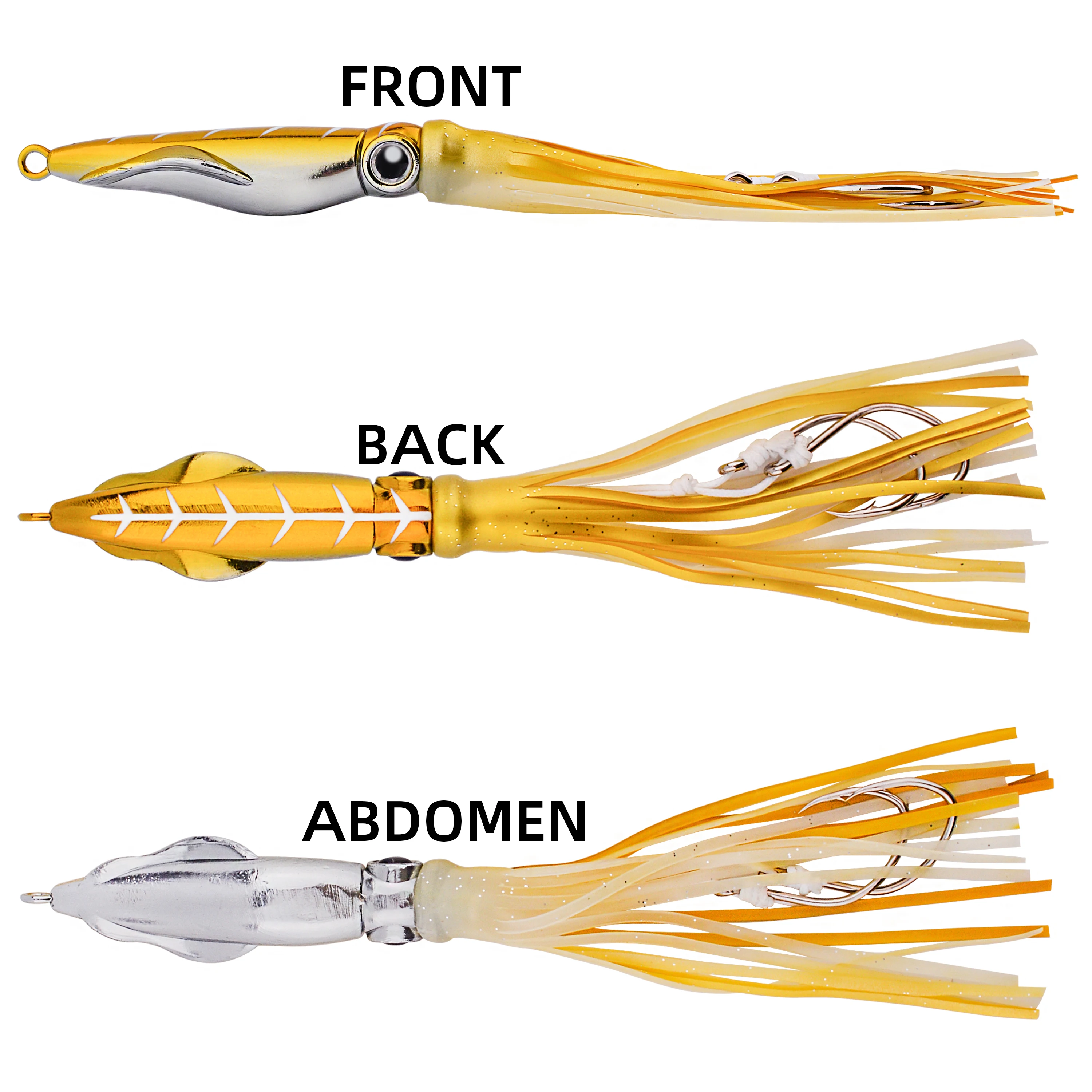 Hohe Qualität Locken Metall Kopf Octopus Rock Angeln Jigging Lure100g 250g Künstliche Köder Pesca Angeln Locken Harten köder Mit Haken – Detail 2