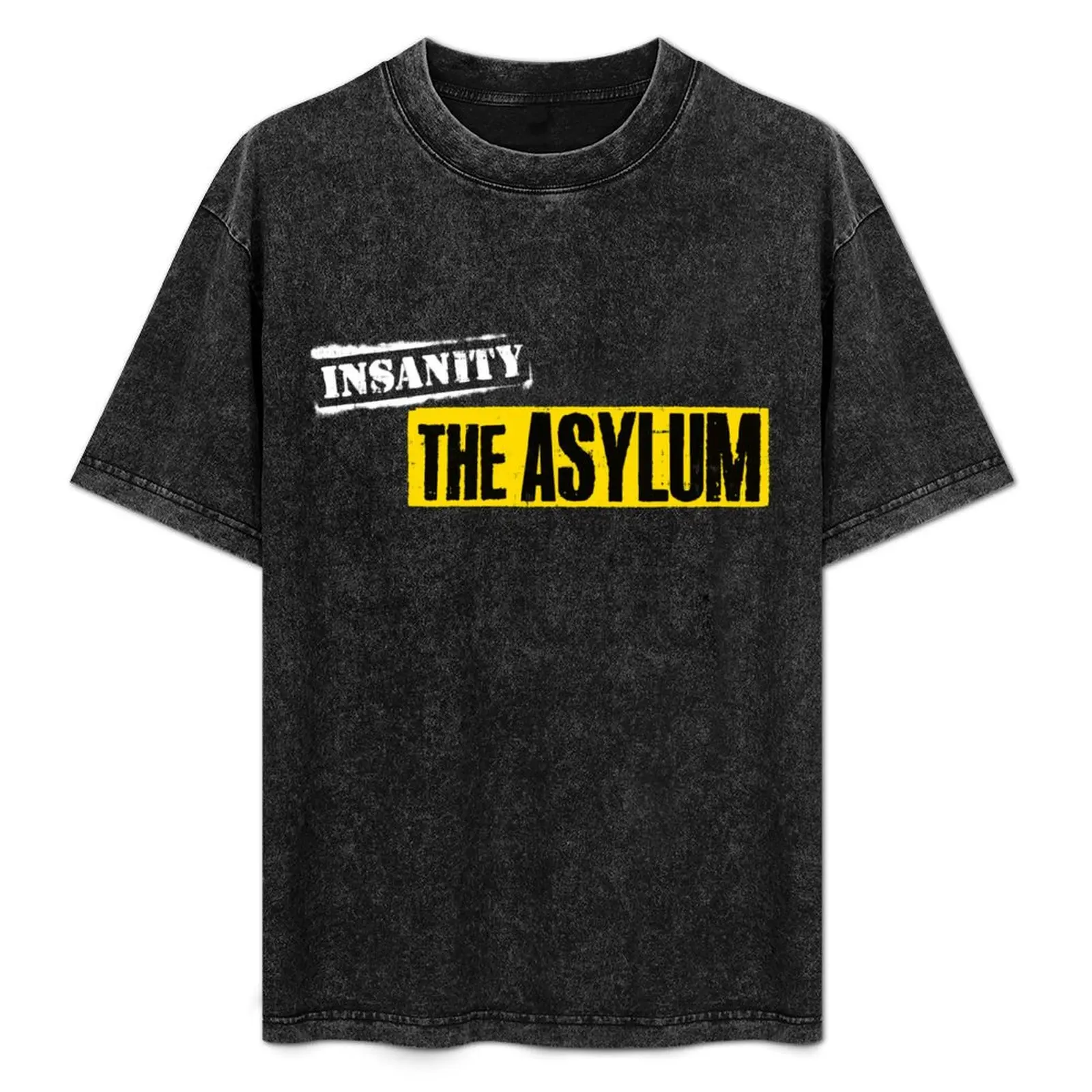 

Insanity Asylum T-Shirt Worker Basic Short Sleeve Tee
