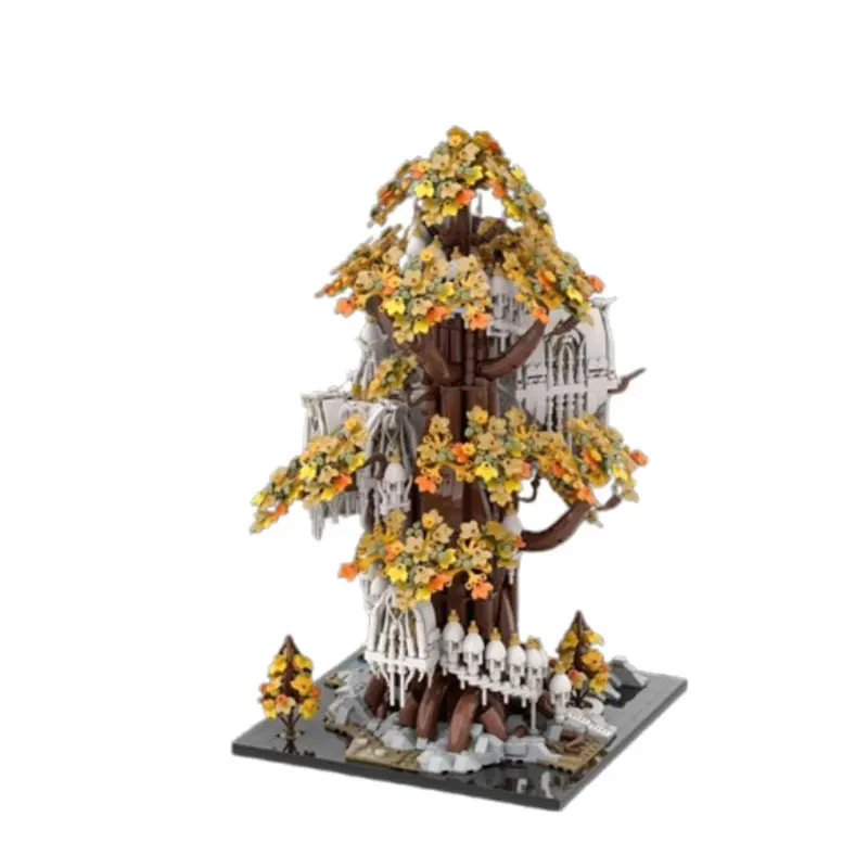 Spot MOC-138457 1955 elementów 150041 Zamek DIY małe klocki konstrukcyjne zabawka edukacyjna model zestaw upominkowy ozdoby