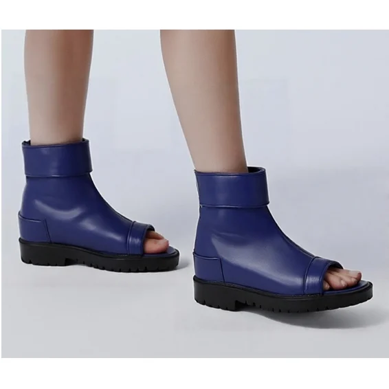 Chaussures de Cosplay Anime Ninja Uzumaki, bottes bleues pour carnaval, Halloween, fête de noël