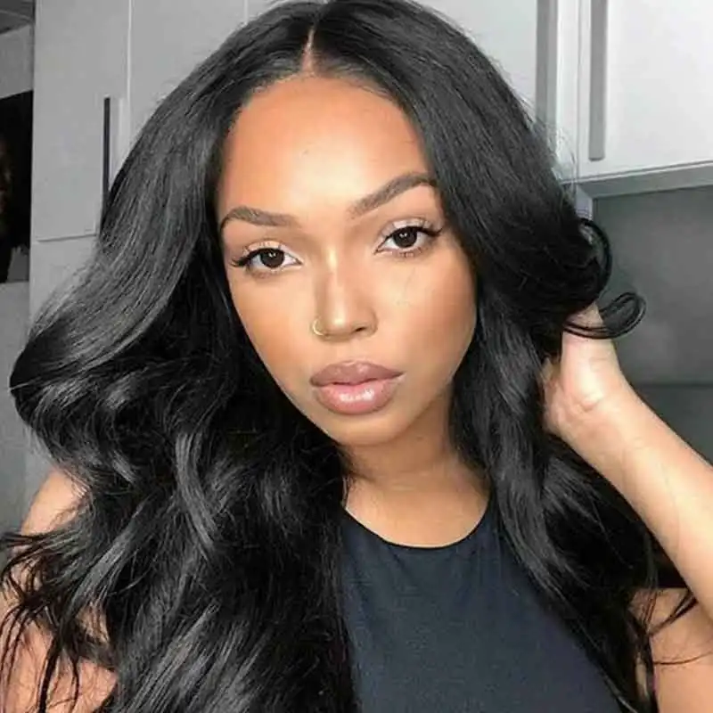 Body Wave Glueless 6X4 Lace Closure Wig Human Hair Ready to Wear Glueless Wigs Human Hair Pre Plucked