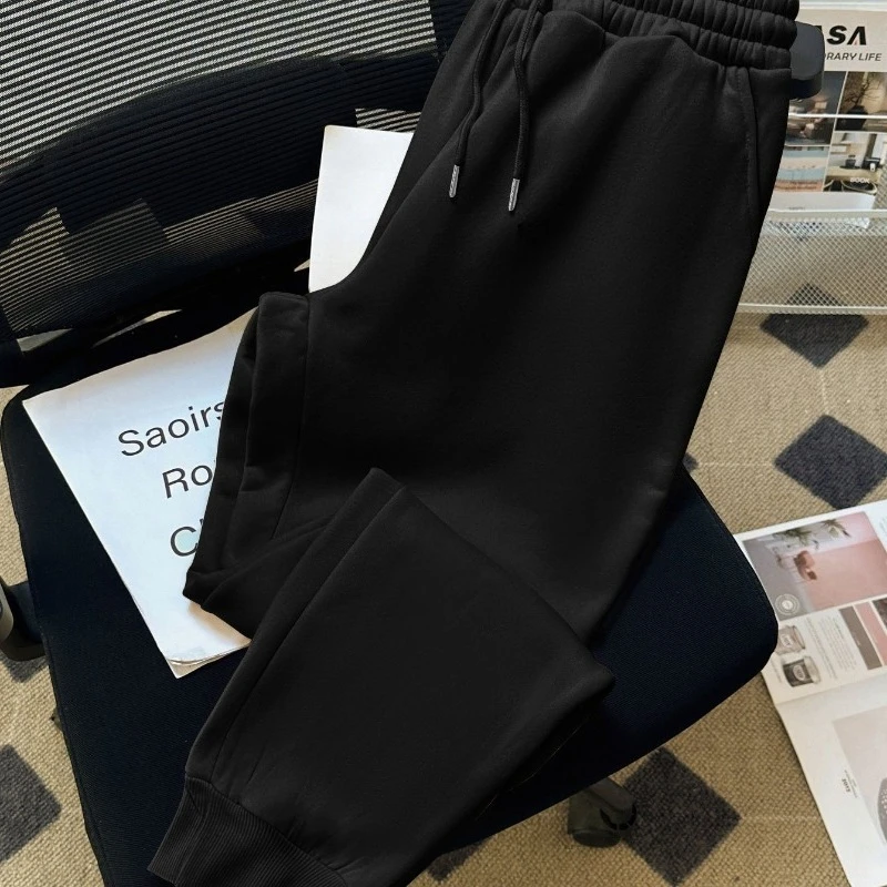 

Мужские брюки в уличном стиле в стиле хип-хоп, модные брюки на осень и зиму, подходят для мужчин и женщин