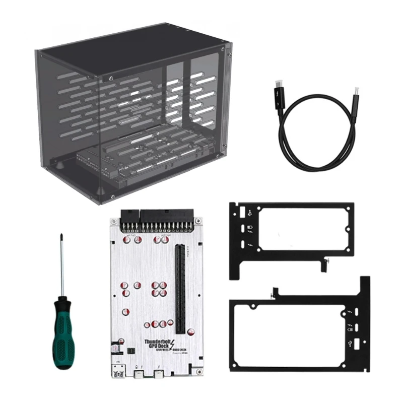 

TH3P4G3 SFX PC-Case With SFX/FLEX Power Brackets Base Support For TH3P4G3 GPU Dock Install Thunderbolt-compatible Dropshipping