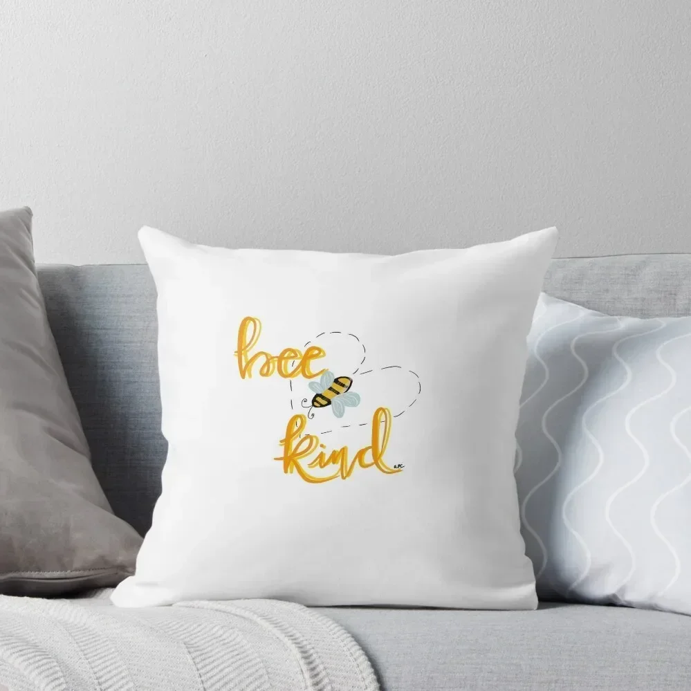 

Bee Kind Throw Pillow sleeping pillows Decorative pillowcase Cushions For Children christmas cushions covers pillow