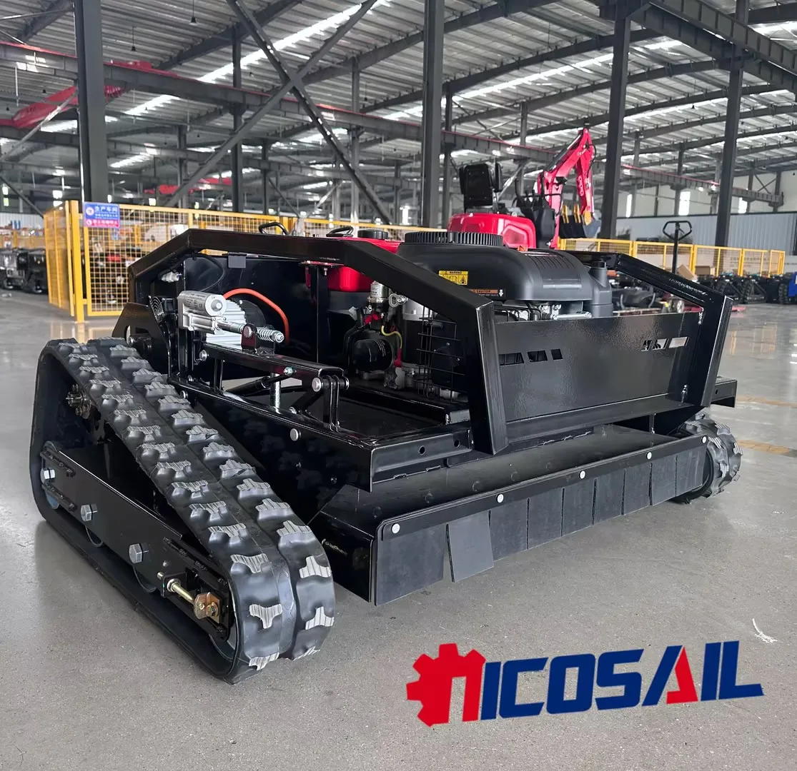 

hs1000 industrial-grade powered remote-controlled zero-rotation robotic lawn mower