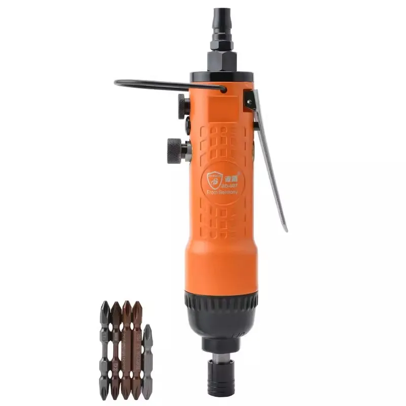 Bodun Straight Pneumatic Screwdriver, Air-Powered Screwdriver, Industrial-Grade Air Screwdriver Bd-307