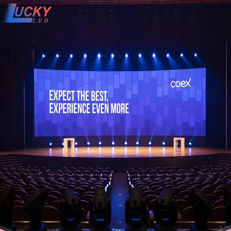 

Rental LED Screen Die-Cast Aluminum Cabinet Front Maintenance Waterproof Module P1.9 P3.91 for Office Church