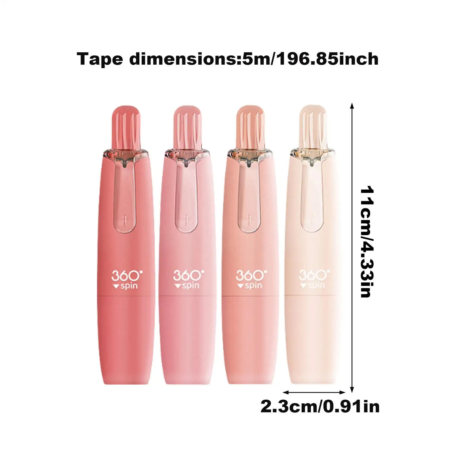 ปากกาเทปสองด้าน 16 ฟุต ปากกาติดแน่นสองด้าน สำหรับงานสมุดภาพ งานประดิษฐ์ งานห่อของขวัญ และกระดาษภาพถ่าย