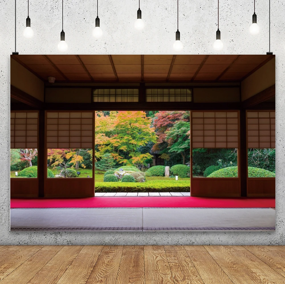 和風インテリア背景窓桜写真ブーススタジオ撮影用禅テーマ背景写 - Photography Zen のレビューと価格