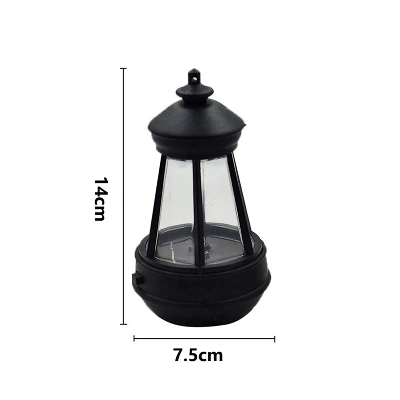 Solar Lantern Outdoor Waterproof Large Lighthouse Lantern Led Light Source Garden Decorative Lights Decorative Lights