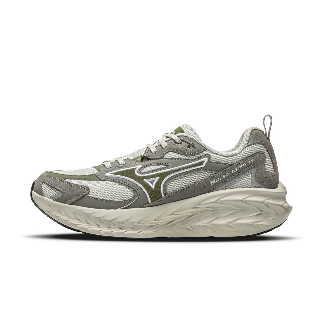 Mizuno ASTRO LS Unisex Low-Top Running Shoes  Silver, Vintage Casual Athletic Build, Cushioned, Non-Slip & Durable D1GH252105