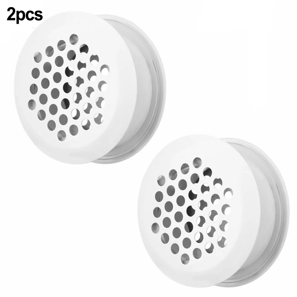 Metal Air Vent Grille, Air Outlet Fresh System, Plugues para gabinete, 2pcs