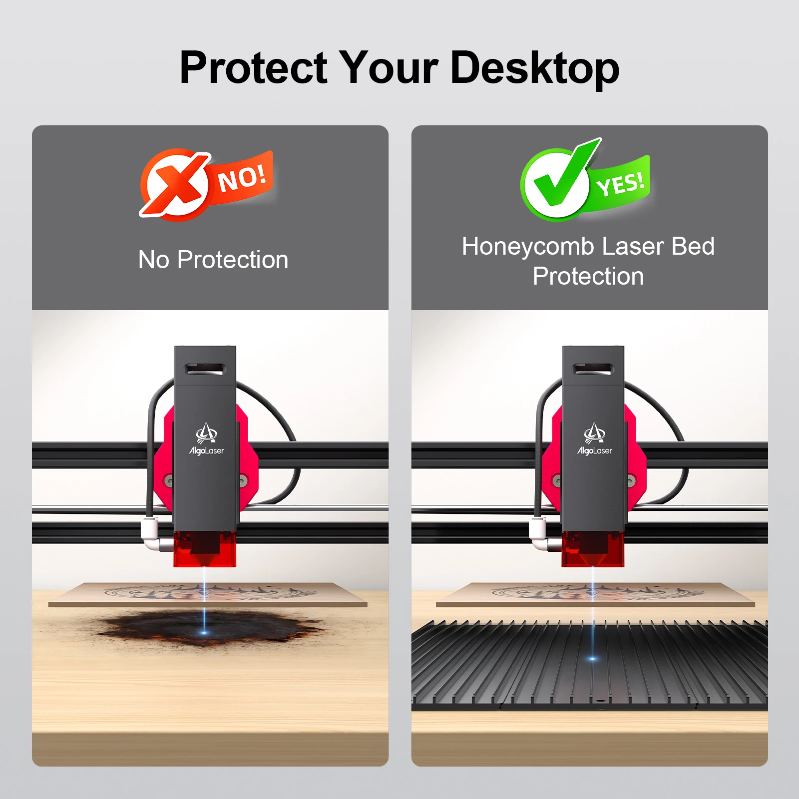 AlgoLaser Base Láser de Panal  - Honeycomb Laser Bed reseña y precio