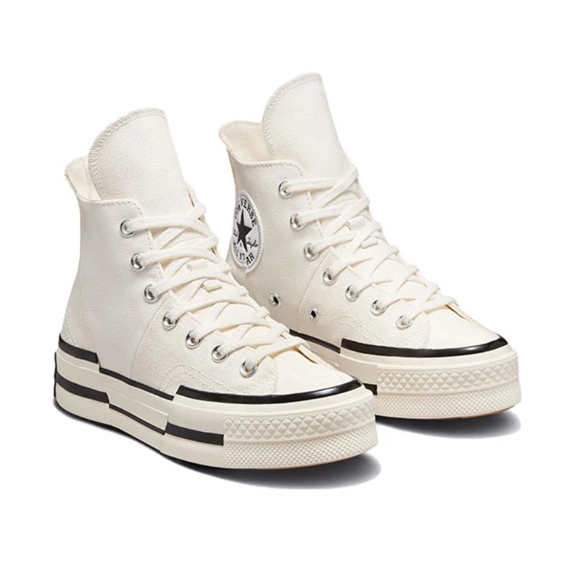 Converse Chuck Taylor All Star 70 Plus Homens Mulheres Alta Lona Sapatos Casuais Summit Sage Egret Esportes Tênis de Skate