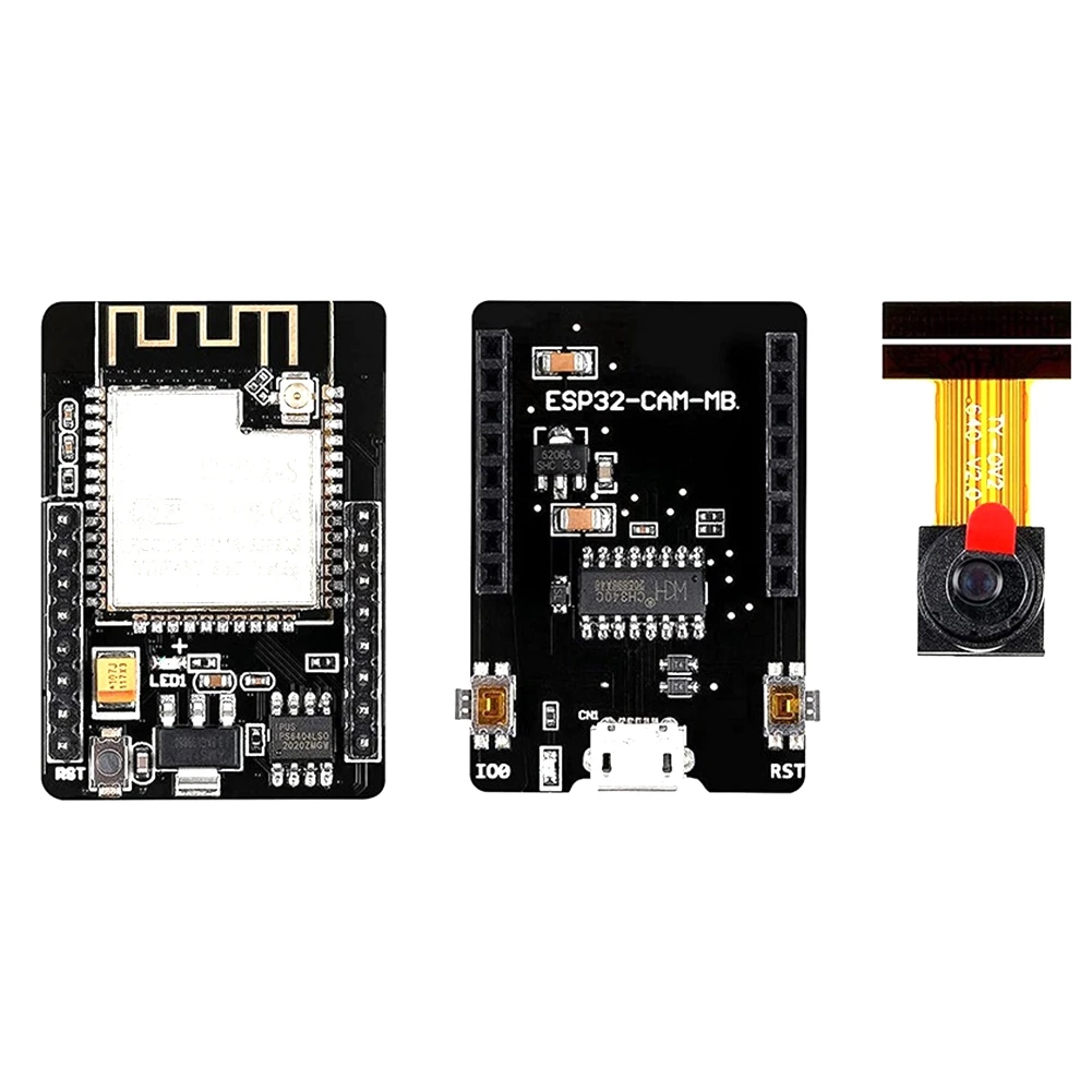 

ESP32-CAM -MB WIFI+Bluetooth Module ESP32-CAM Development Board with Base Plate+OV2640 Camera