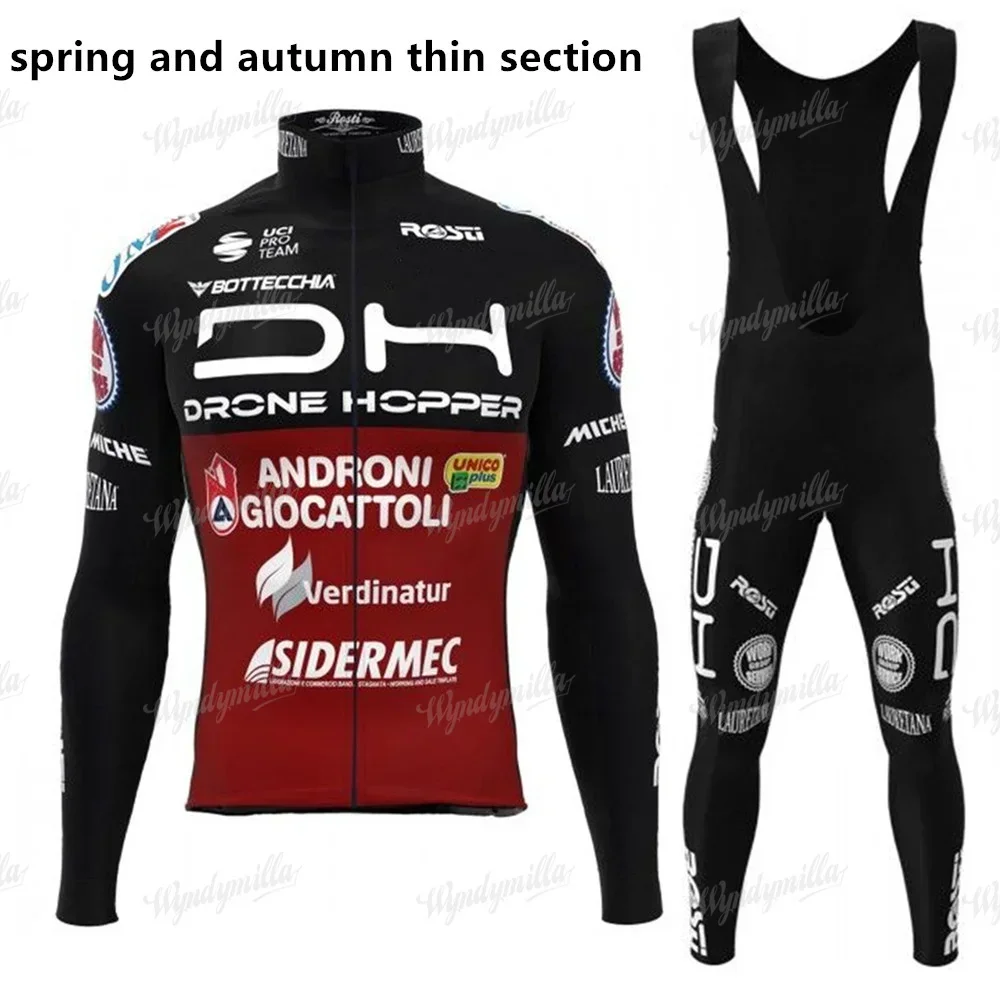 2022 Bike Team Set Drone Hopper - Androni Giocattoli (winter Jacket Set+spring Suit)-professional Cycling Team Racing Jersey