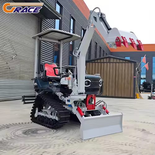 New Hot Sale 80HP Crawler Tractor For Sale Farm Machine With Hydraulic Crushing Hammer Quick Hitch - Image 3