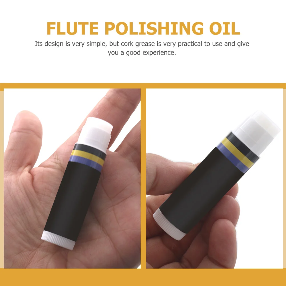 

5 Pcs Cork Paste for Saxophone Clarinet Flute Maintenance Grease Stick Plastic Lubricant Musical Instrument Care
