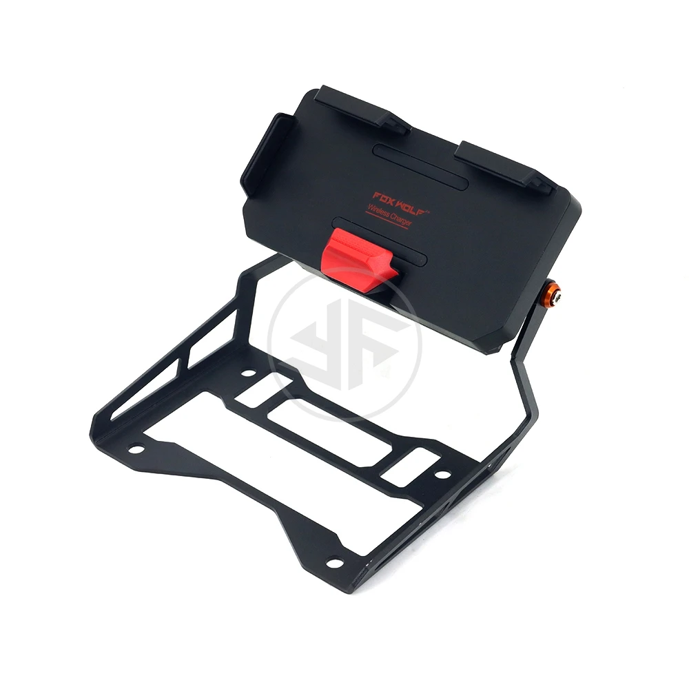 Soporte de navegación GPS para teléfono de motocicleta, accesorio con cable de carga inalámbrica, Clip de teléfono para KTM 1290 SUPER ADV S/R 2021