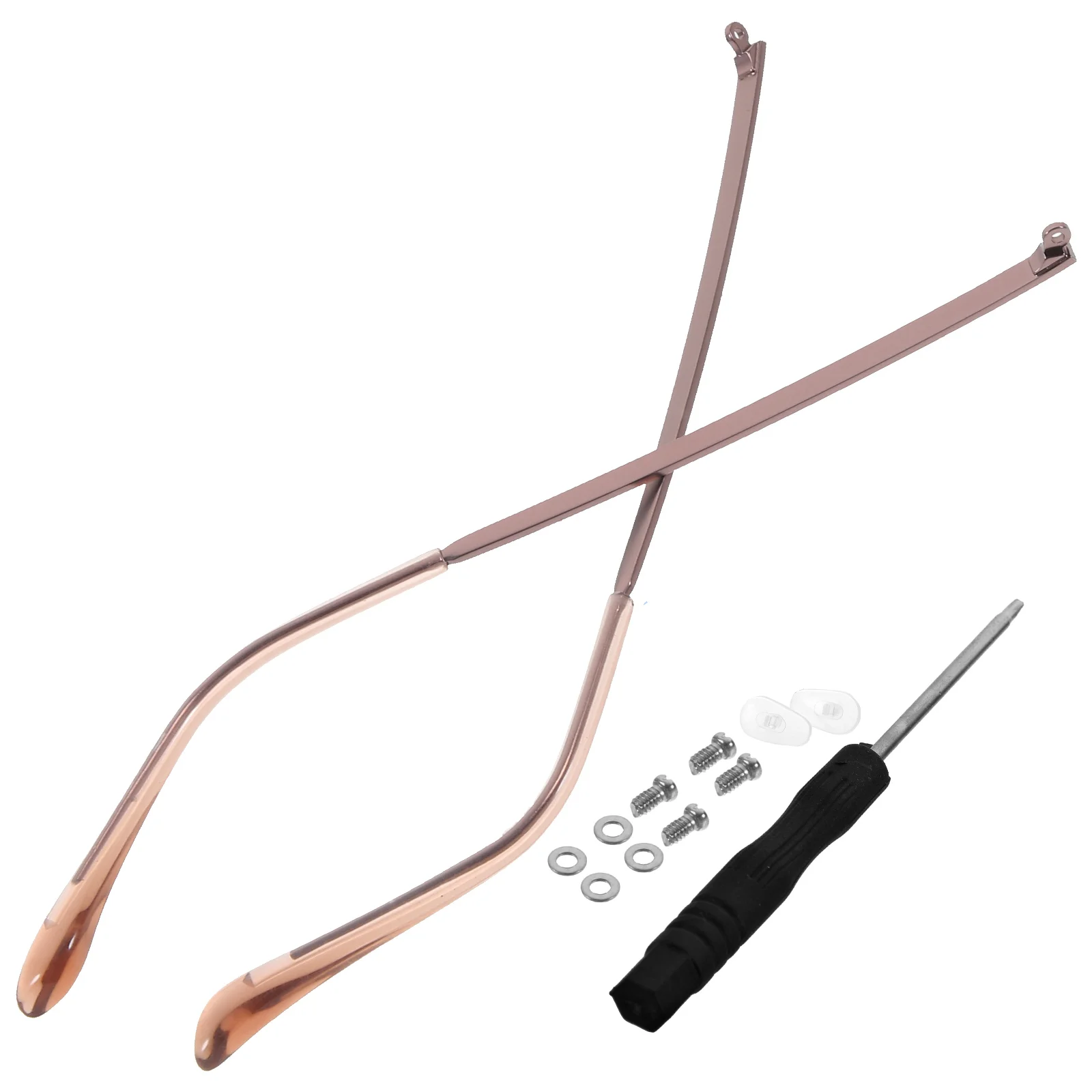 

Glasses Accessories Metal Replacement Temple Arms for Eyeglasses Sunglasses Universal Repair Kit Non Slip Design Easy Install