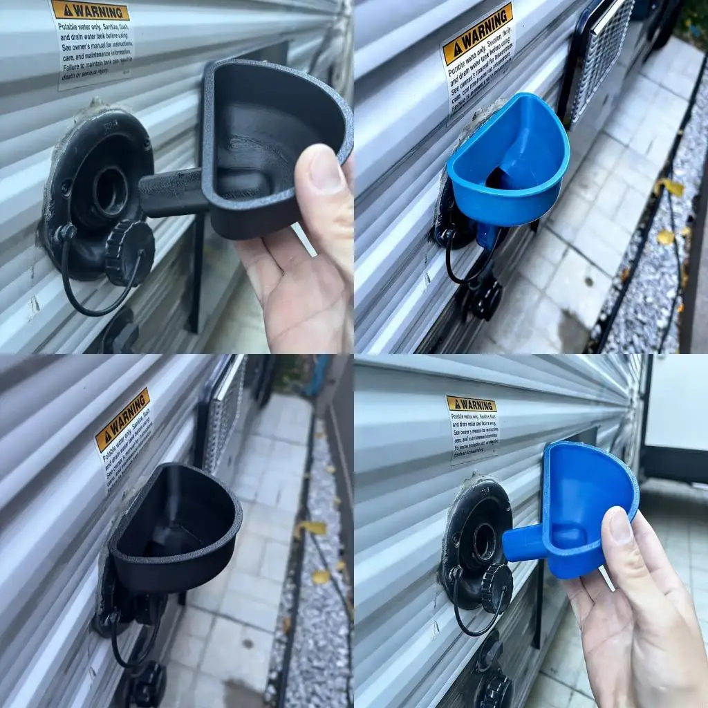 Freshwater Filler Tool Campers Water Inlets Funnel Filler for Travel Trailer Essential Water Filler Funnel New