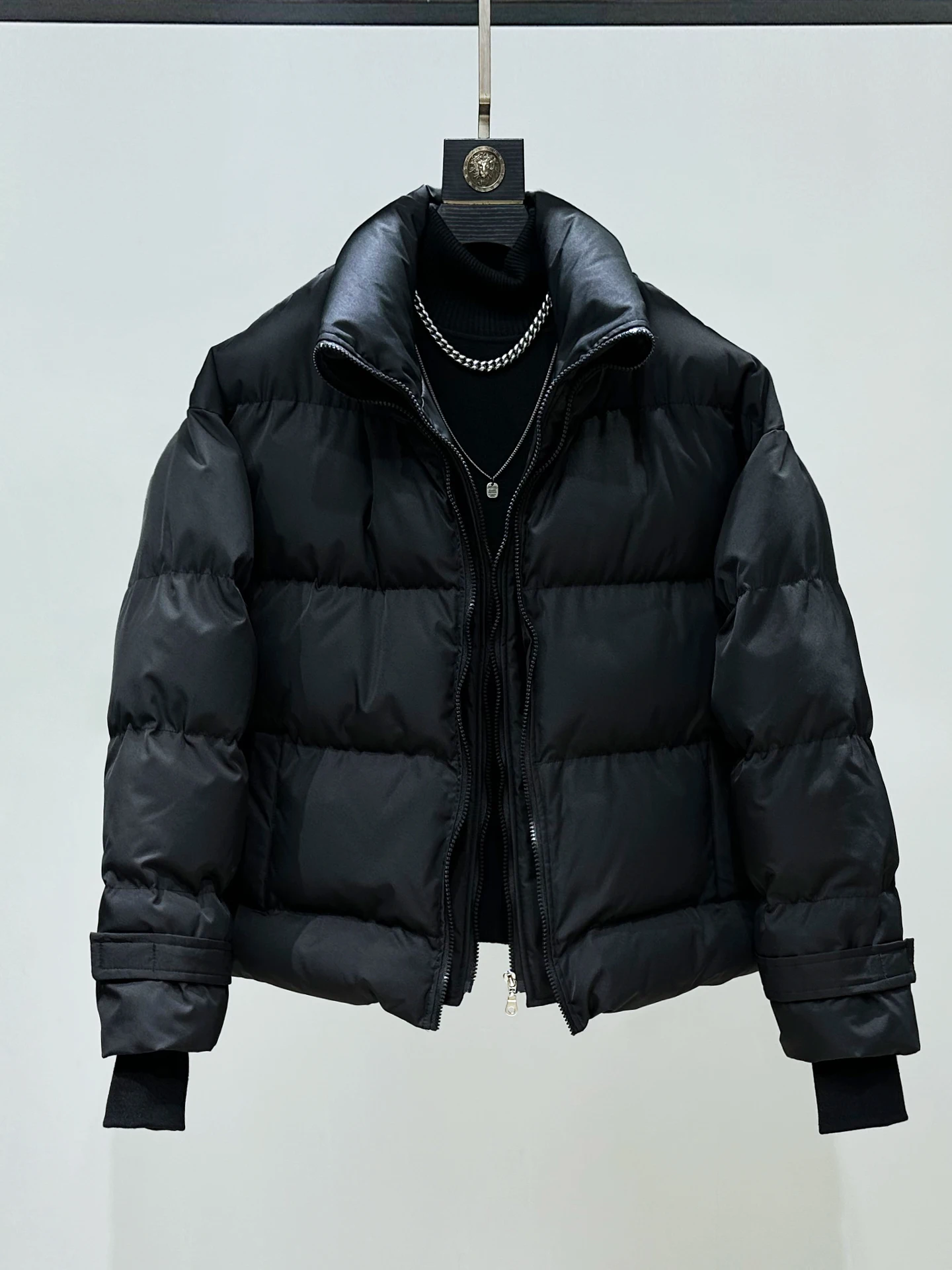 

Men's Thiened ort Cotton Jaet Winter Warm Bread Sle Zipper Design Casual Loose Fit Youth Faion Outerwear Coat