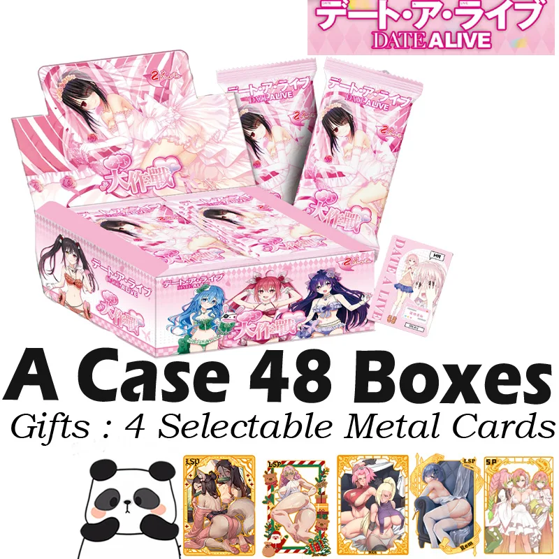 New Goddess Collection Cards Date A Live 2 YUAN Pack Hobby Anime Doujin Booster Box Girl Party Doujin Booster Box Toy Gifts