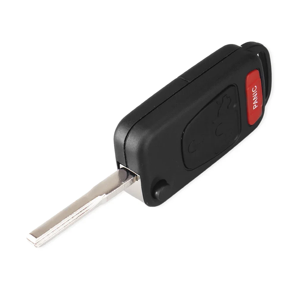 4 pulsanti 3 + 1 panico Flip Remote Key Keyless Entry Case Shell Key Cover per Benz MB ML350 ML500 ML320 ML55 AMG ML430