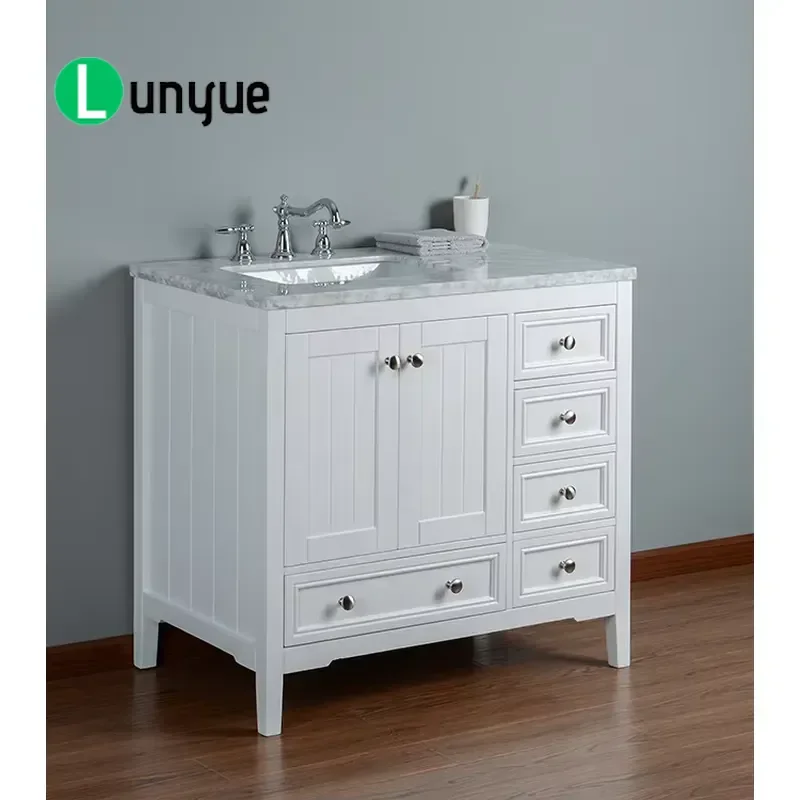 36 Inch Modern Bathroom Vanity Cabinet Hotel Furniture Chinese Style Wholesale