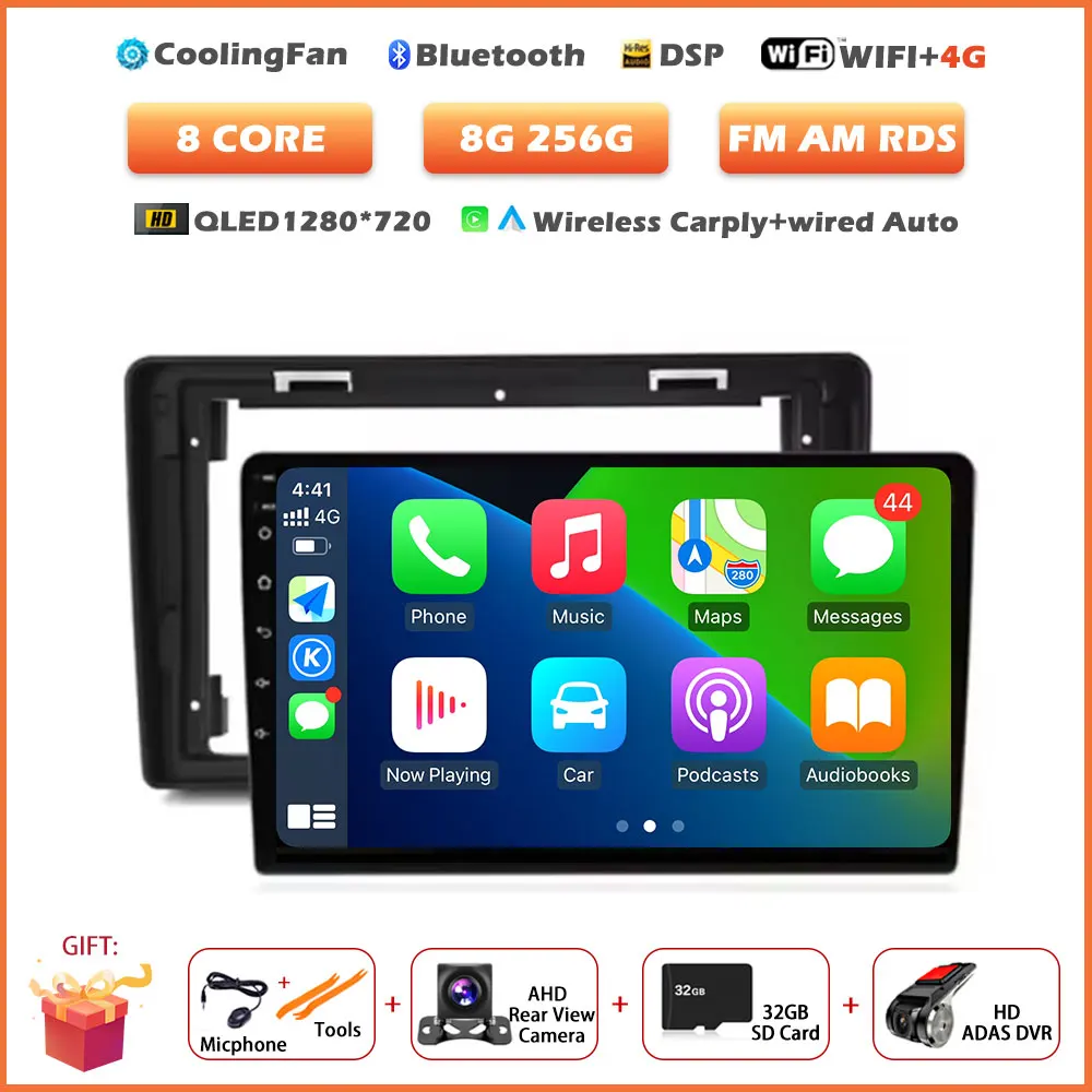 Android 16 Auto Voor Citroen C2 C3 2001-2010 Auto Radio Multimedia Speler Video GPS Navigatie Carplay Touchscreen Stereo gereedschap