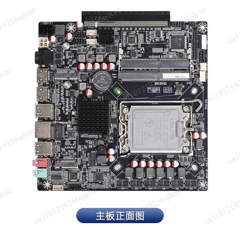 H610 independent display PCIE-X16 motherboard ITX advertising machine industrial control motherboard Core 12-14 generation