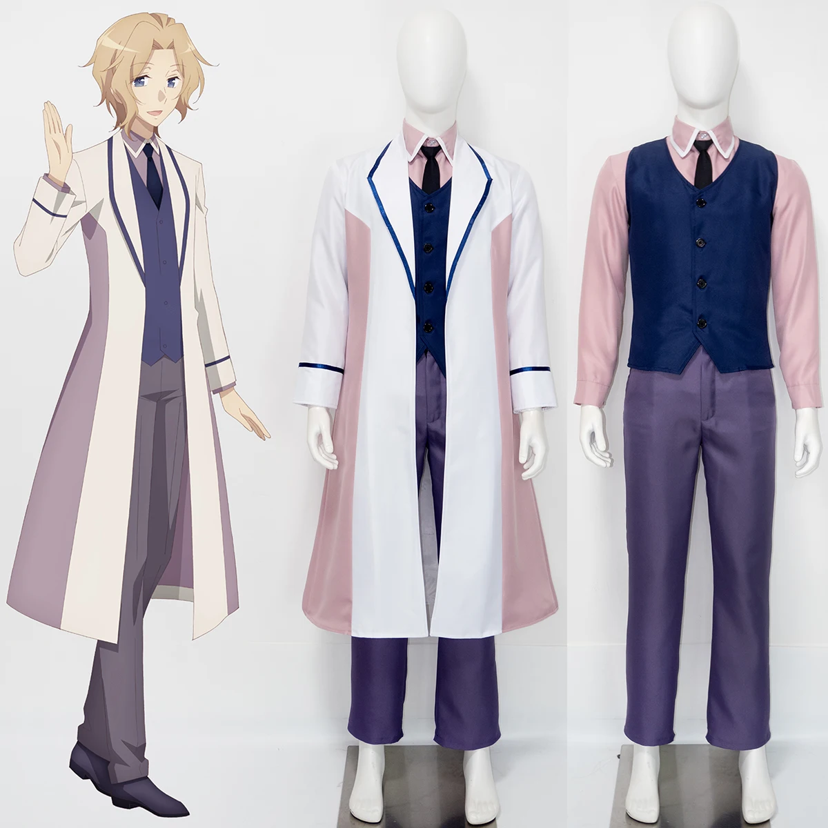 

My Next Life as a Villainess: All Routes Lead to Doom! Hamefura Keith Claes Cosplay Costume Uniform Outfit