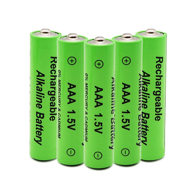 4PCS Rechargeable AAA 1.5V 2100mAh Alkaline Battery For Flashlight Toys Watch Wireless Keyboard Mouse PK Ni-Mh Battery 3A