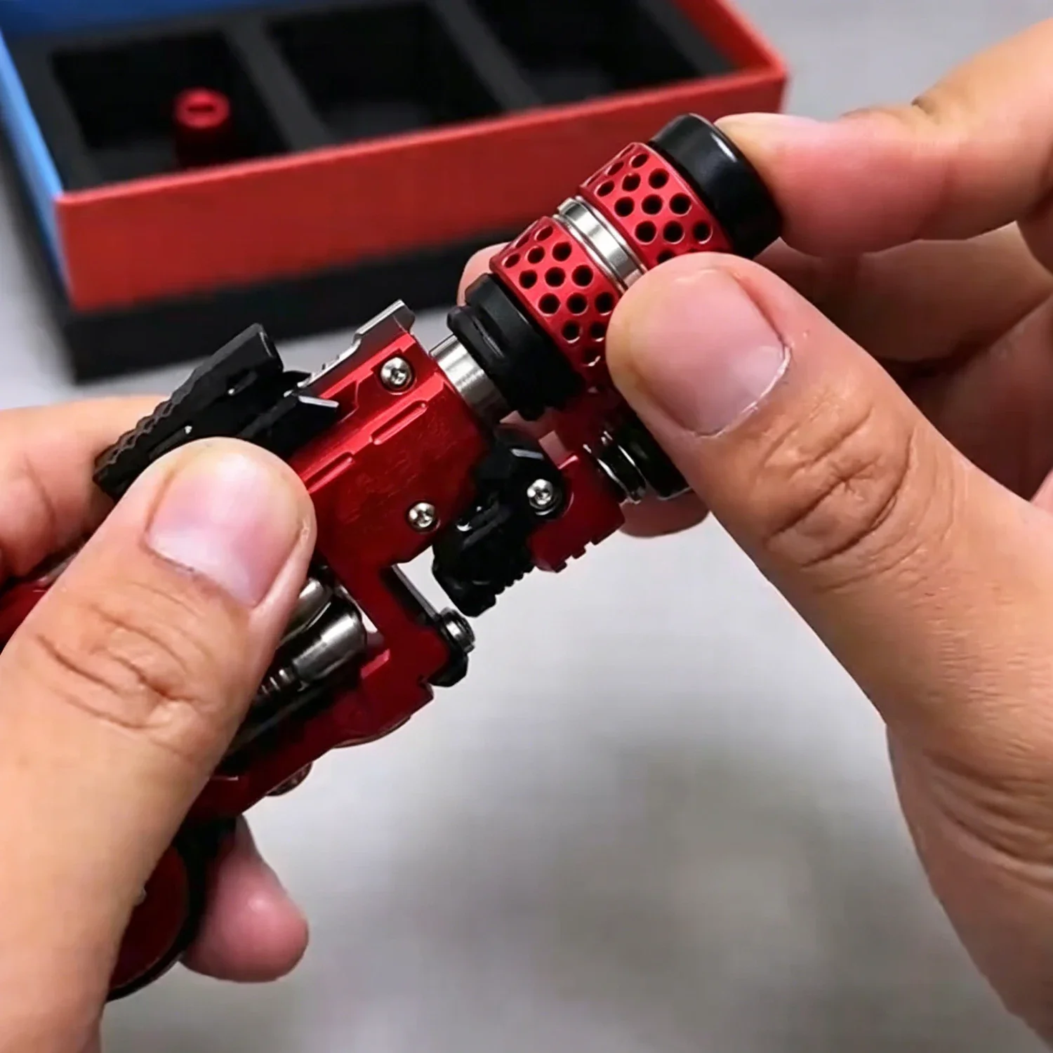 WANWU 2026 New Aluminum Alloy Destroyer Composite EDC Fingertip Decompression Toy