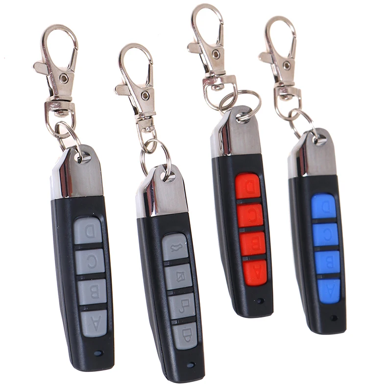 433MHZ 4 Buttons Clone Remote Control Wireless Transmitter Garage Gate Door Electric Copy Controller Anti-theft Lock Key
