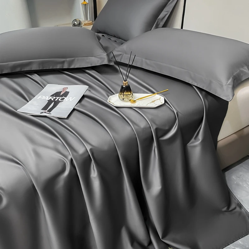 

100% Egyptian Cotton Queen King Size Bed Sheet Set 1000 Thread Count Ultra Soft Flat Sheet Fitted Bed Sheet Pillowcase Durable