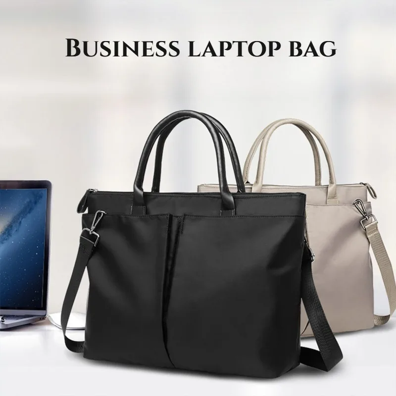 Business Casual Women's Handbags Commuter Laptop Bag Briefcase Large Capacity Crossbody Bag Lightweight Waterproof Shoulder Bag