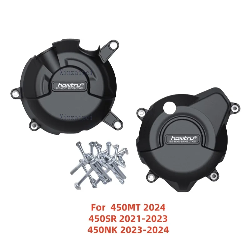 

Для CFMOTO 450MT 2024 450NK 2023-2024 450SR 2021-2023 Защитный чехол для двигателя мотоцикла, защита двигателя, тепловой экран