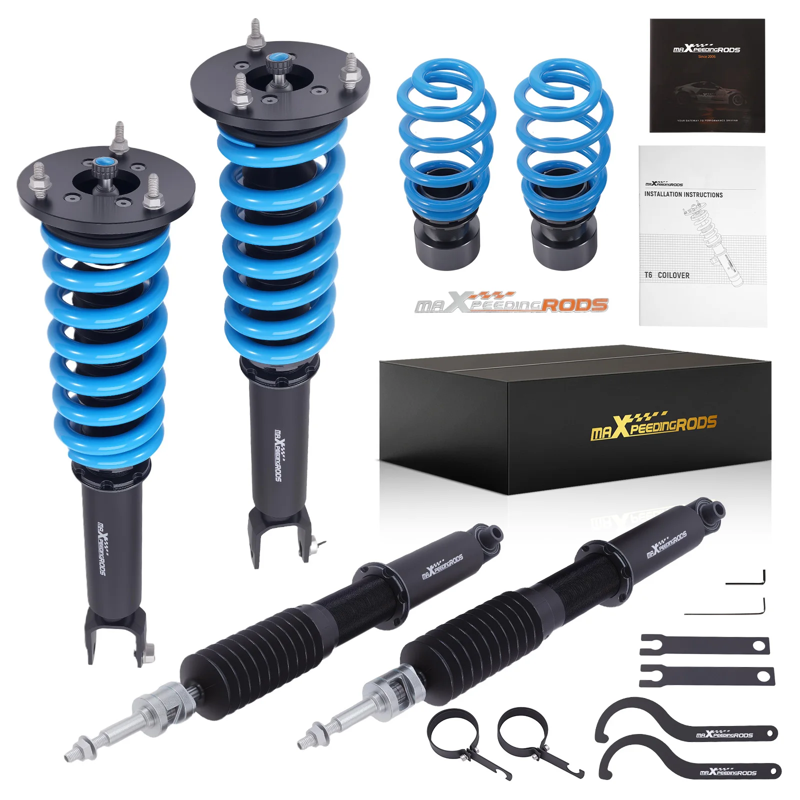 

Комплект регулируемых амортизаторов MaXpeedingrods 24-позиционной регулировки для Jaguar XE 2016-2021 RWD