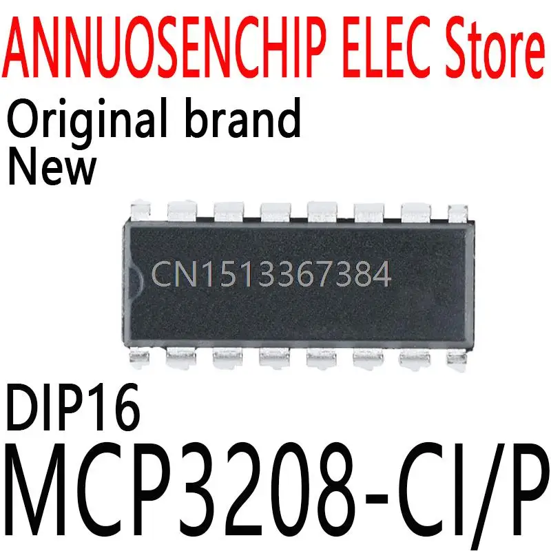 1PCS New and Original MCP3208 MCP3208 - CI / P DIP-16 MCP3208-CI/P 