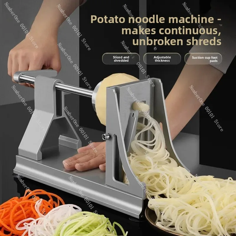 Multifunctional Rotary Vegetable Cutter Radish Japanese Potato Planer Slicer for Home Kitchen