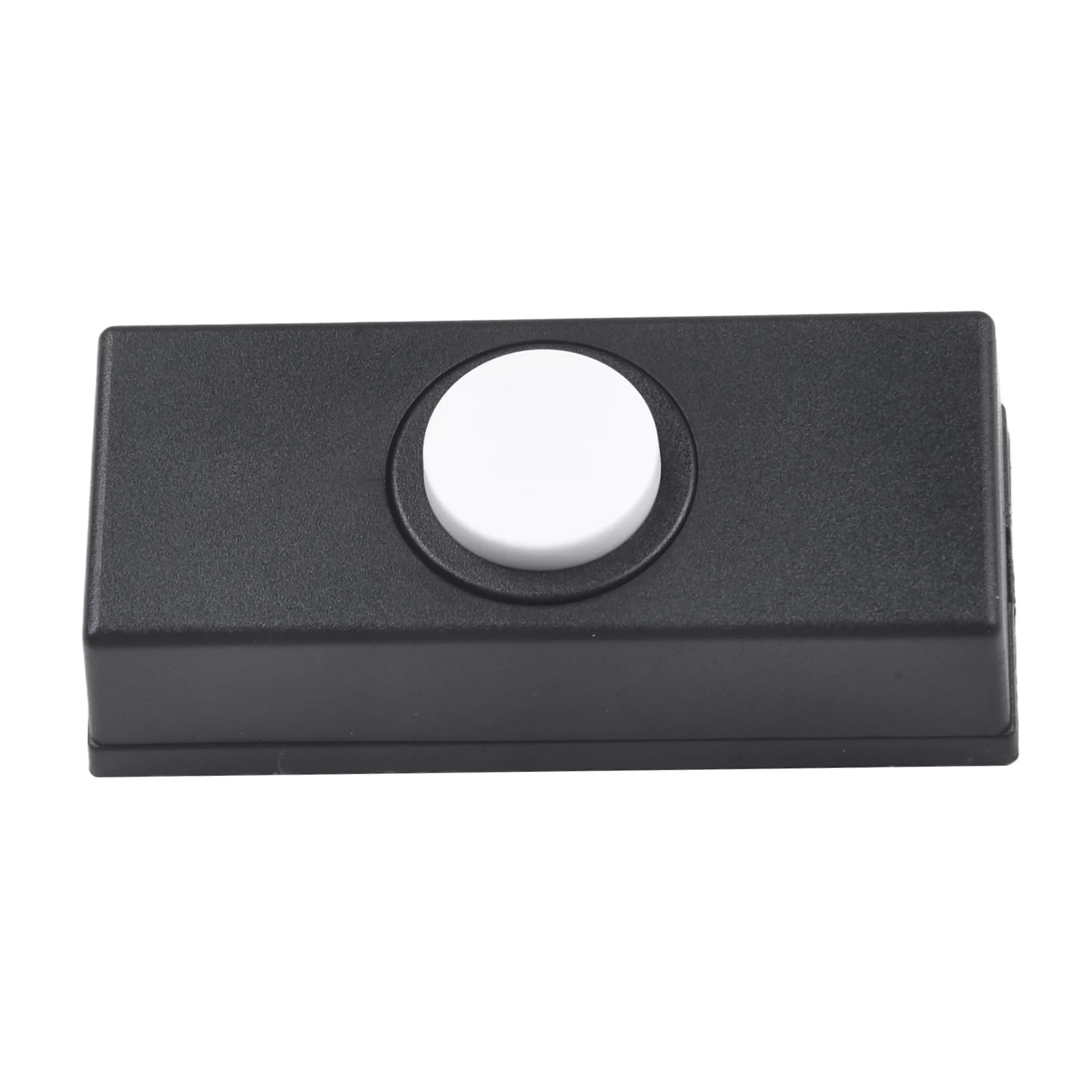 Reliable Performance Bell Push ABS Black Convenient Replacement Door Bell Chime Press Button Inserts Sturdy Construction