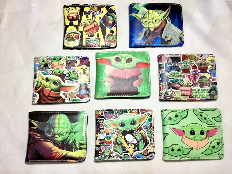 Baby Yoda, Yoda, short wallet, movie accessories, Star Wars, students, office workers, wallet card bags